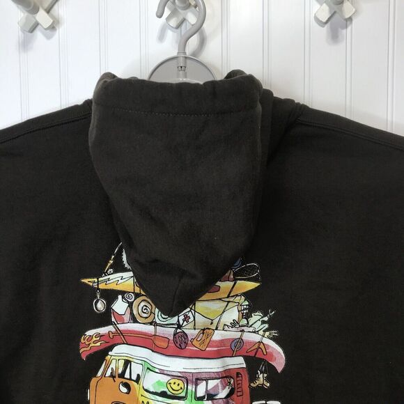 Gildan Heavy‎ Blend Unisex Hoodie Jacket Brown Size 2XL Graphic Breaking Away - Picture 7 of 12